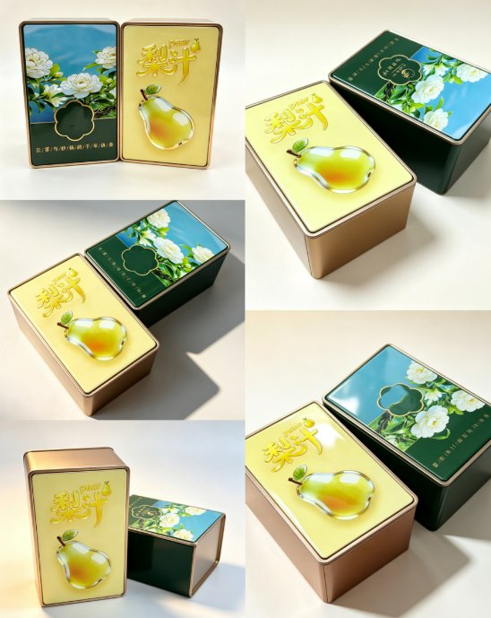Rectangular Embossed Tin Boxes Rectangular Embossed Tin Boxes